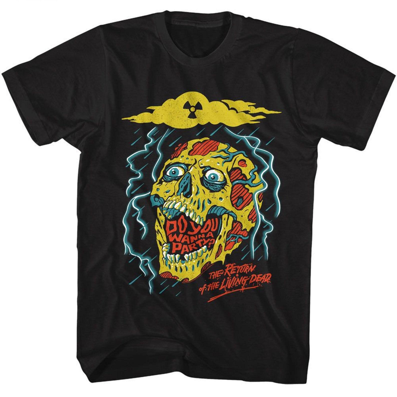 The Return Of The Living Dead Do You Wanna Party Black T-Shirt XL