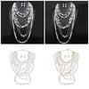 Elegant Multilayer Pearls Necklace and Earrings Set for Women Featuring Handmade Beading and Fashionable Designs