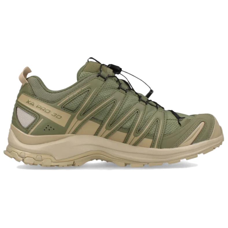Salomon XA Pro 3D GORE-TEX Deep Lichen Green Unisex Sneakers White-Pepper Silver-Cloud L47587400