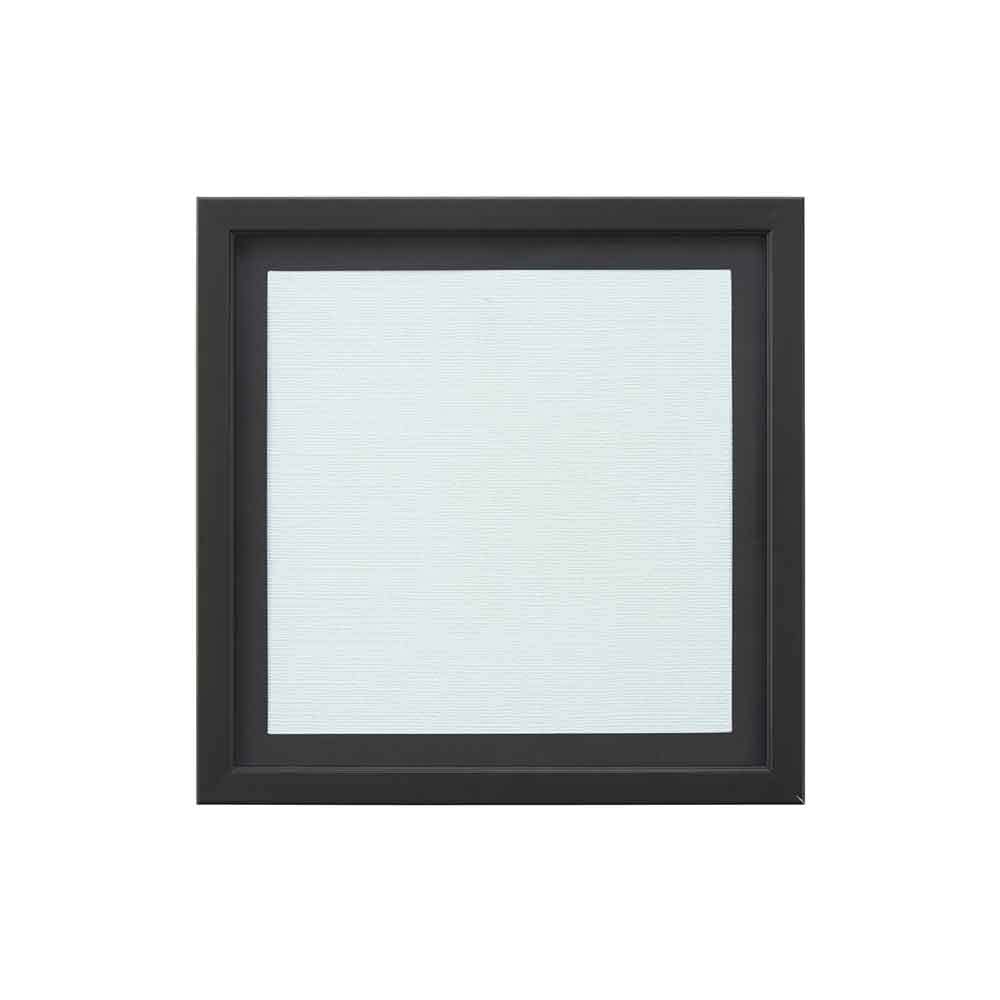 

Yanoman Wooden Puzzle Frame, Black (25x25cm), for Square Puzzles, with Clear Cell Cover, UV Protection, Reversible Color Backing, and Hanging Cord.