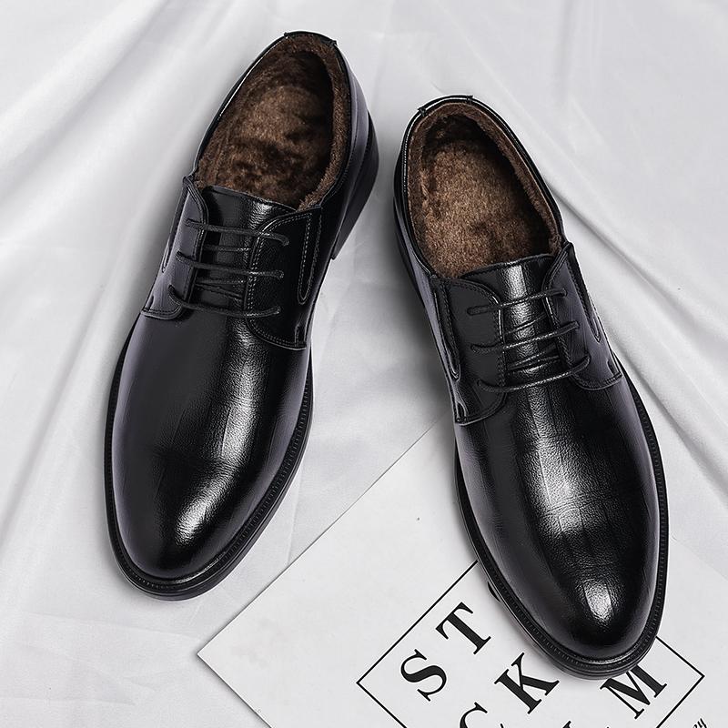 Classic Men'S Leather Oxford Shoes Fashion Man Business Dress Shoes New British Casual Shoe Male Allmatch Formal Derby Footwear