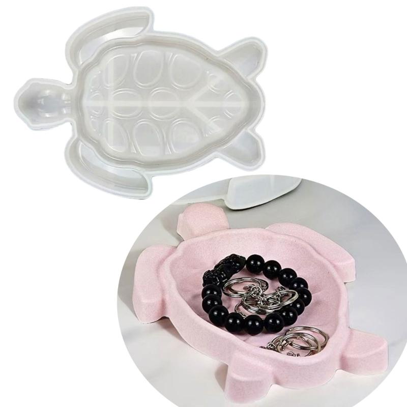DIY Tray Silicone Mold Jewelry Tray Moulds Sea Turtle Shape Dish Molds Silicone Material Suitable for DIY Projects