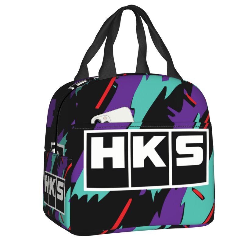 Custom H-HKSES CLK Insulated Lunch Tote Bag for Women Portable Thermal Cooler Food Lunch Box Kids School Children