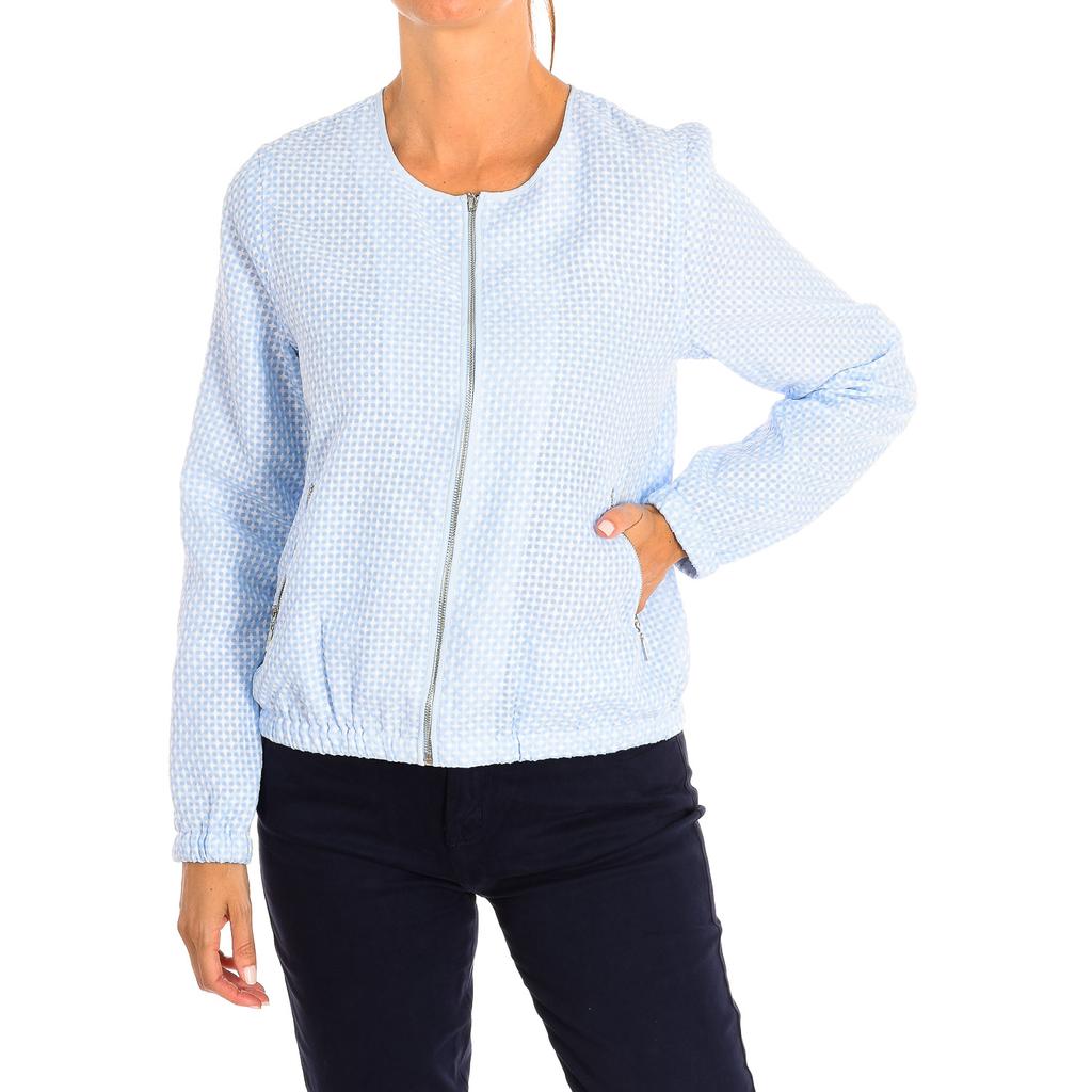 Chaqueta corta de entretiempo de manga larga 9047 para Mujer