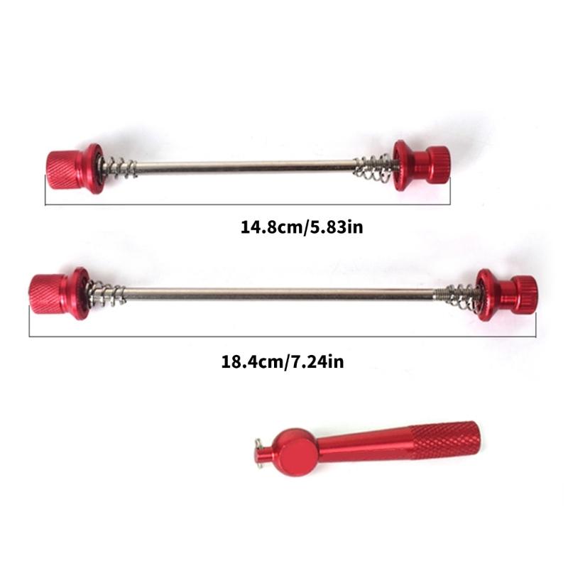Quickly Release Bicycles Skewer Anti Thefts Locking System High Strengths Steel Axles for Road Bike