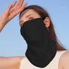 Ice Silk Breathable Face Mask Mesh Summer Sunscreen Mask Ice Silk Face Scarf  Outdoor Sports