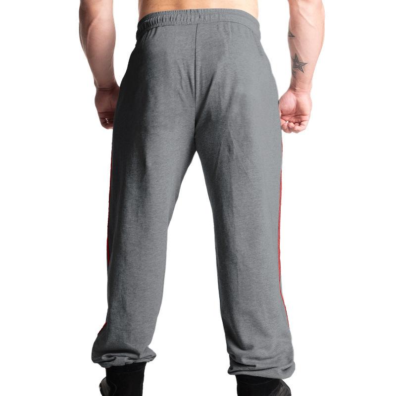 Men's Hip Pop Pants Loose Casual Sports Wide-leg Pants Trend Printed Jogger Pants