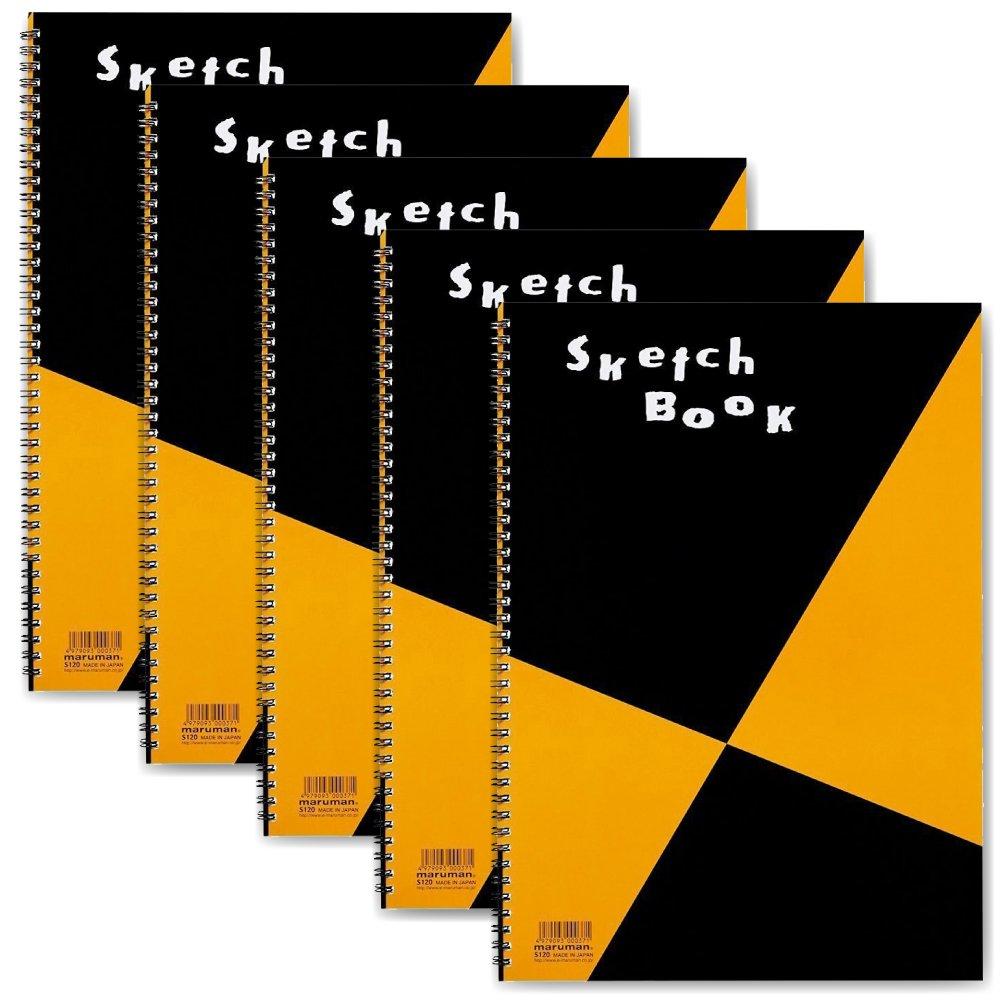 

Maruman Design Drawing Regular 24 Set of S120X5 Sketchbook, B4, Series, Paper, Size, Sheets, 5, белый