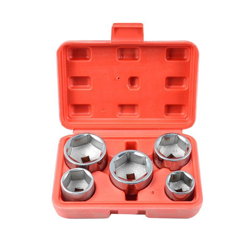 For Efficient Maintenance Cap Type Oil Filter Wrench Tool Set(5-Piece) For Automotive Repair Tools