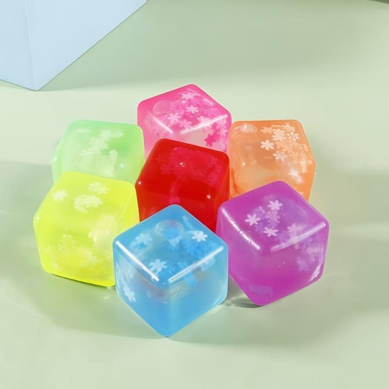 Colorful Cube Squeeze Toys Stress Relief