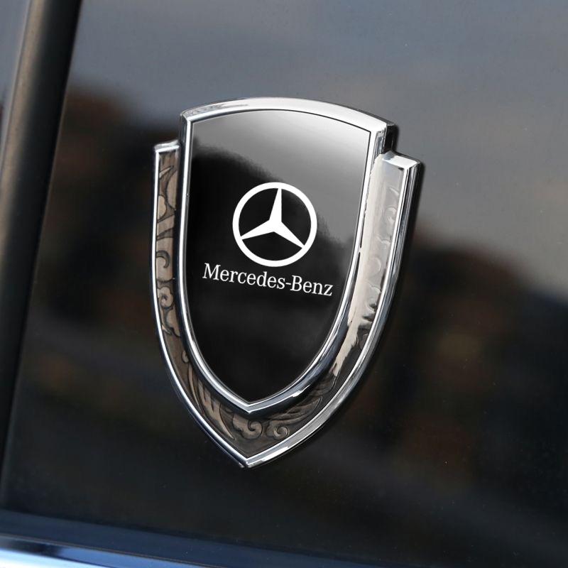 3D kovový emblém odznak nálepka na bok blatníku kufru karoserie auta Pro Mercedes Benz W203 W204 W205 W210 W211 W212 W221 W222 CLS CLA CLK