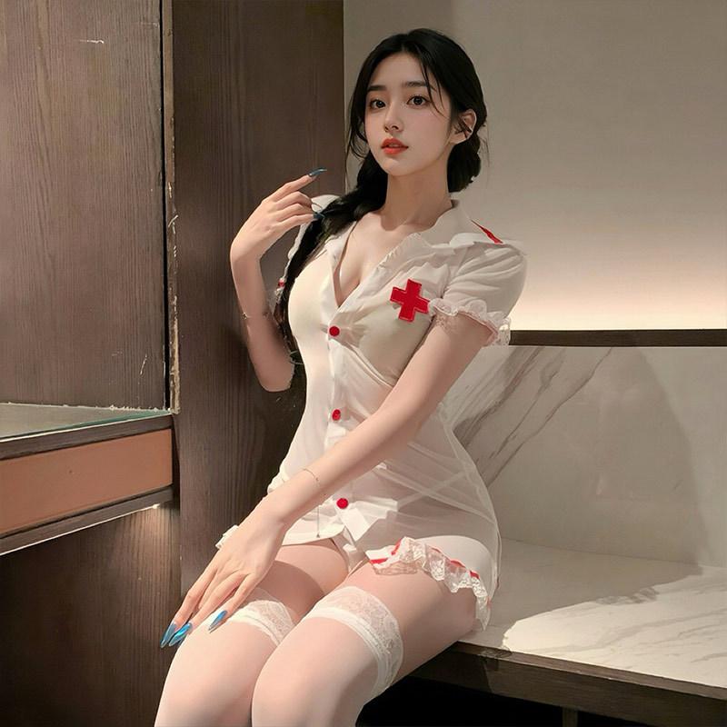 Sex Lingerie Sexy Hot Pure Desire Nurse Cosplay Uniform Suit Internet Celebrity