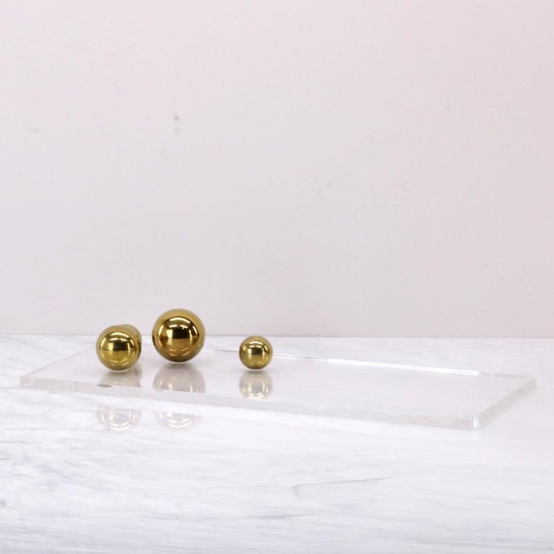 

Современные и простые скандинавские акриловые планетарные украшения, металлический шар, декоративный поднос, модель дома, офис продаж, мягкие украшения