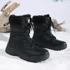 Winter Snow Boots Plush Warm Cotton Shoes Wear-resistant Sports Outdoor High-top Lace-up Women's Boots