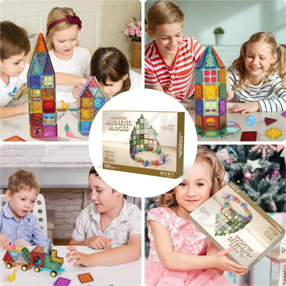 Blocks Magnetic Building Children Magnetic Building Blocks Toy Puzzle Blocks