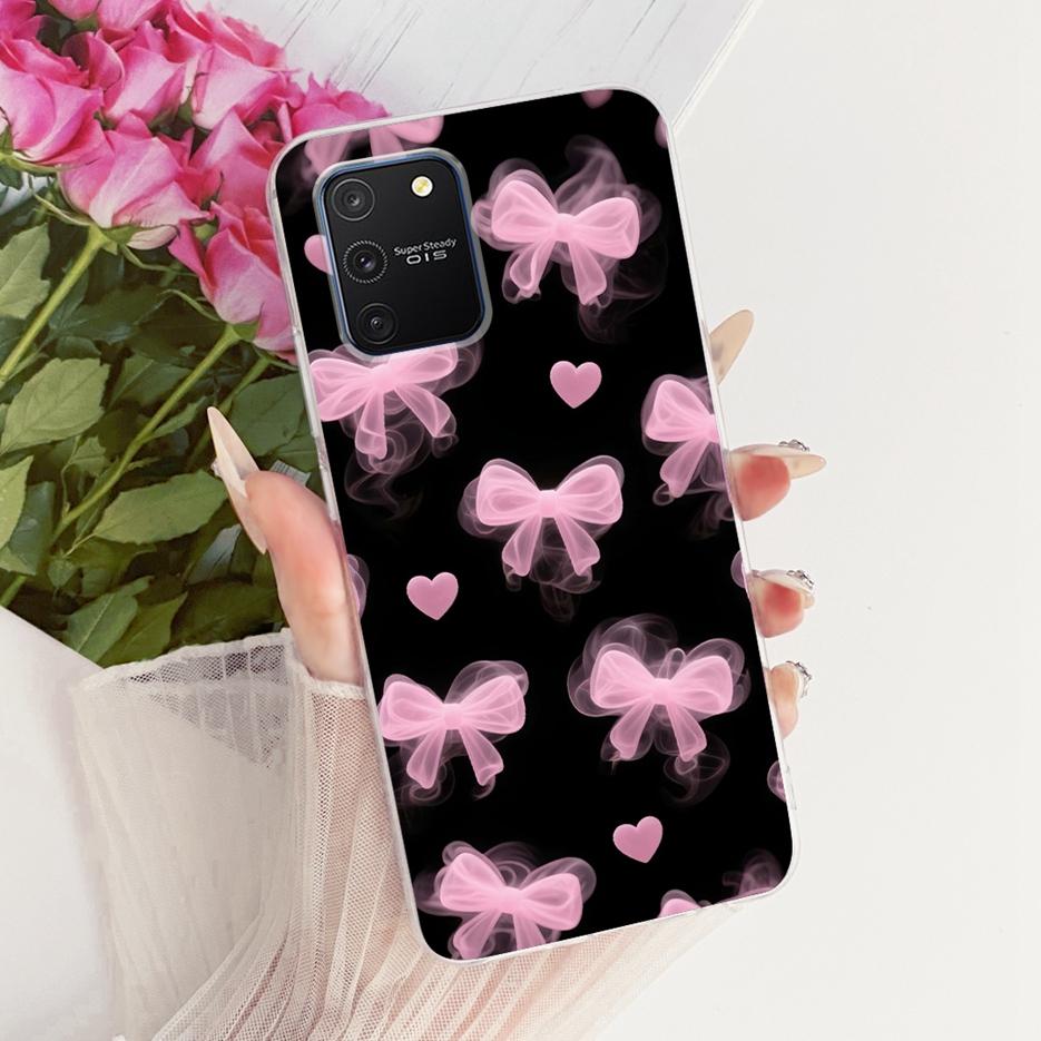 For Samsung Galaxy S10 Lite Case SM-G770F Luxury Butterfly Tree Painted Cover Soft Silicone Phone Case For Samsung S10 Lite Bags