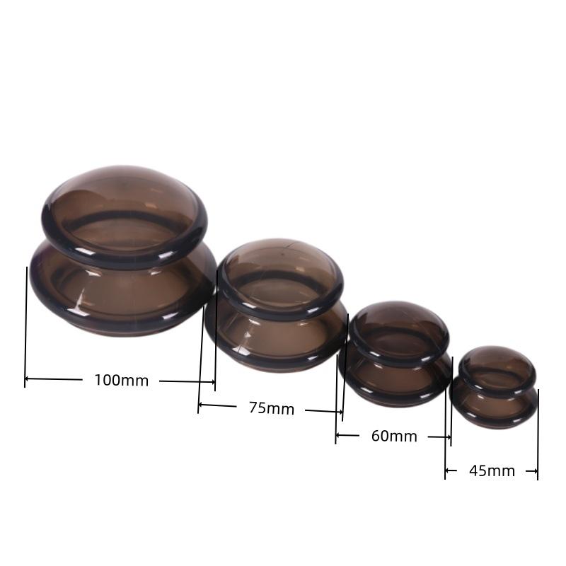 1/4Pcs Massage Body Cupping Chinese Bubble Silicone Suction Cups Vacuum Silicone Jars Massage Cups Silicone Cups