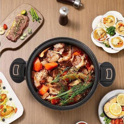 Pressure Cooker Pot Non-Stick Cooking Pot Non-Stick Pressure Cooker With Clear Lid For Boil Food Soup Stew Home Induction Stoves