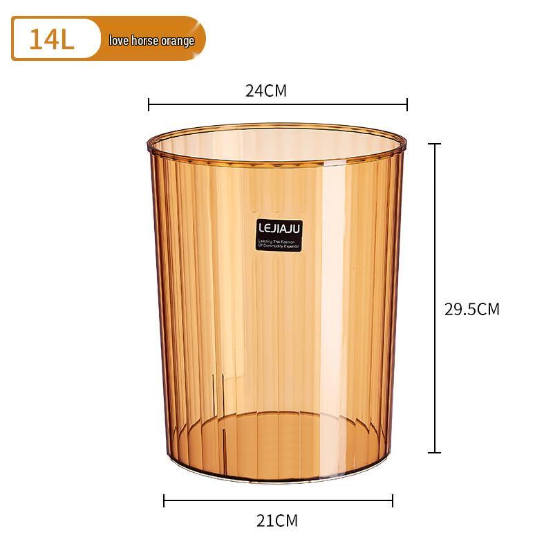 Transparent Round Waste Bin