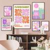 Disco Cat Route Butterfly Flowers Cactus Wall Art Canvas Painting Nordic Posters Prints Abstract Wall Pictures Living Room Decor