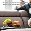 Sofa Armrest Tray Armchair Table Sofa Arm Tray Anti Slip Couch Arm Table for Snacks Drinks Remote Cups