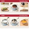 304 Stainless Steel Hot Oil Pot Milk Pan Stainless Steel Sauce Small Saucepan Cooking Boiling Butter Warmer Melting Kitchen Pan