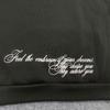 Europäischer und amerikanischer Y2K Street Trend Langärmiger dunkler Retro Punk Buchstaben bedruckter Pullover Hoodie