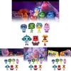 Adorable Inside Out Plush Toy Set Featuring Emotional Characters In Colorful Pvc Design