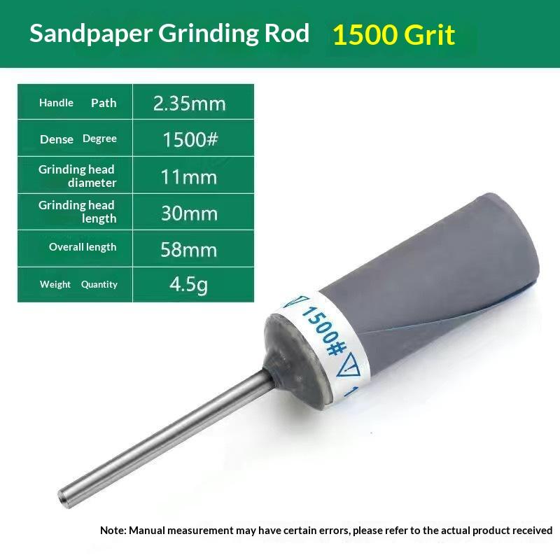 Wet Dry Sandpaper Grinding Sticks Assorted Grit Polishing Tools for Wood Carving Plastic Grinding Model Making Hobby Projects