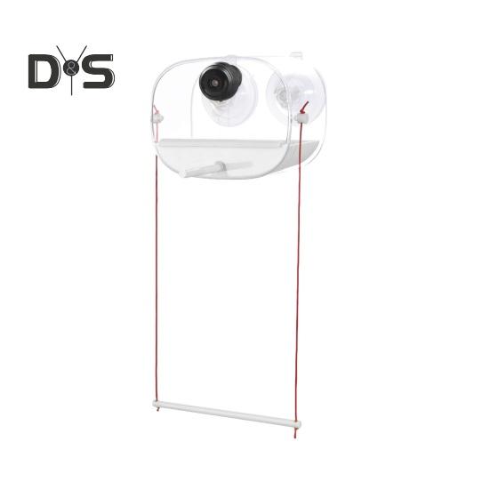 

Кормушка для птиц с камерой 1080P HD-совместимая камера ночного видения WiFi для наблюдения за птицами Кормушка для колибри для наблюдения за птицами на открытом воздухе белый