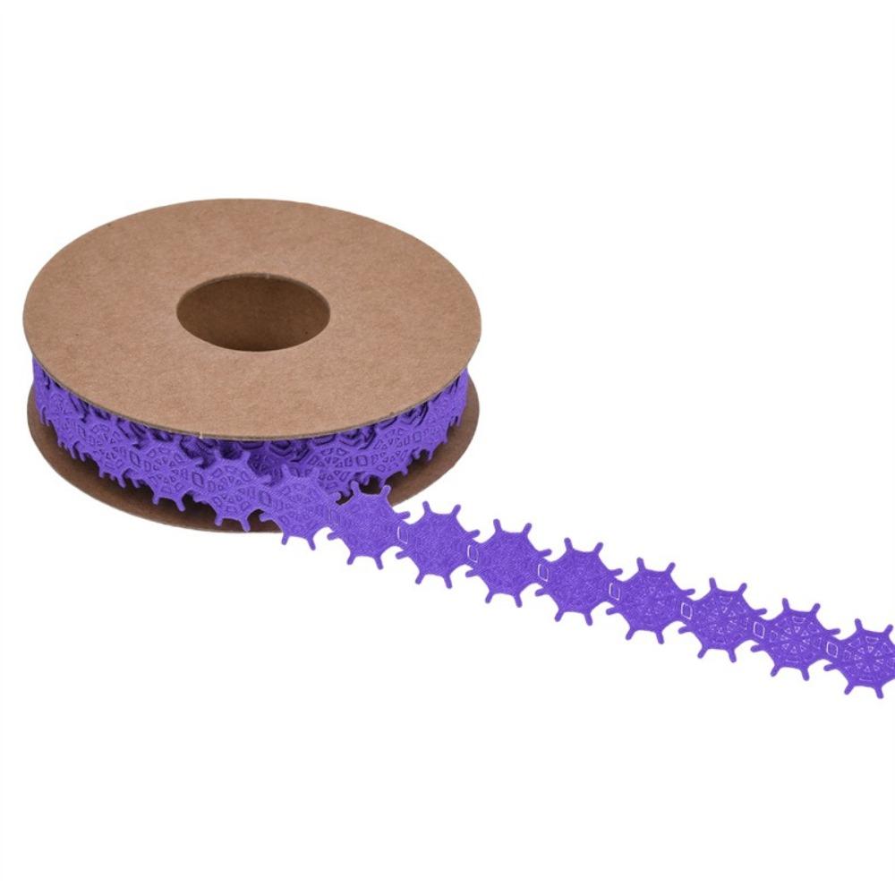 Embossed Design Halloween Ribbon 10m Length Handmade Pumpkin Ribbon DIY Ribbon Polyester Material Ghost Ribbon Gift Wrapping