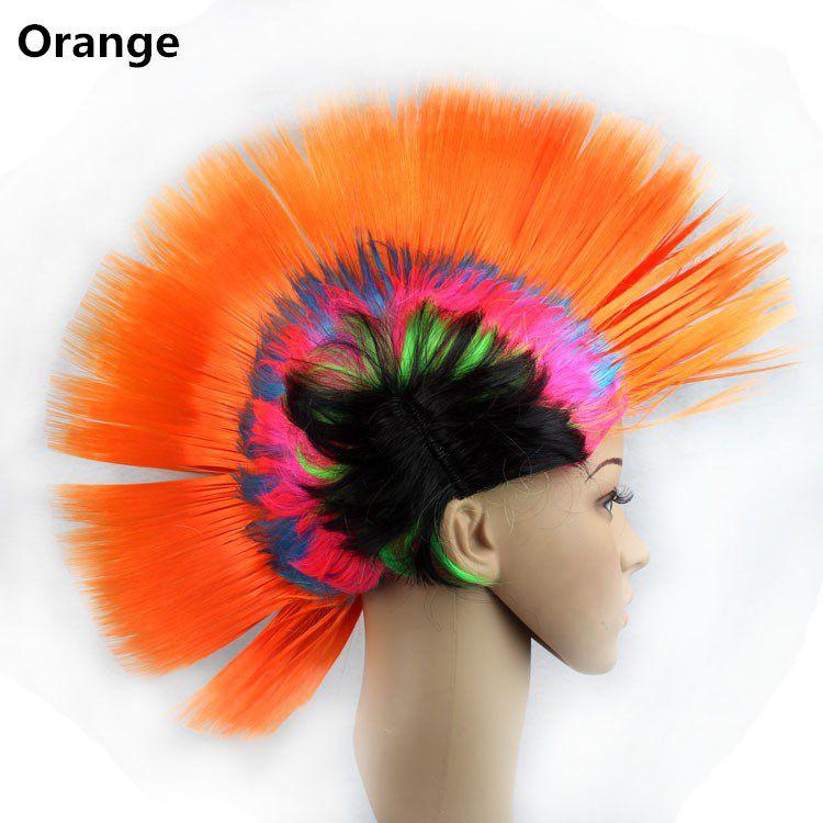 Hilarious Halloween And Christmas Wig Colorful Party Prop Hen Crown Headpiece