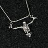 A Fashionable and Creative New Halloween Punk Style Skull Necklace Halloween Gift