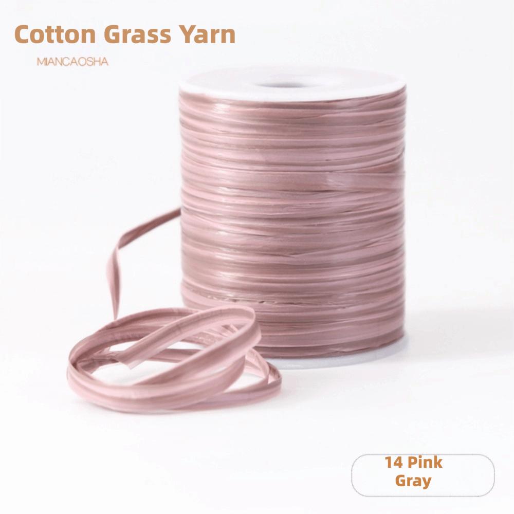 

Eco-Friendly Hook Hat Ribbon 120M Per Roll Crochet Yarn Premium Quality Raffia Thread DIY Style13