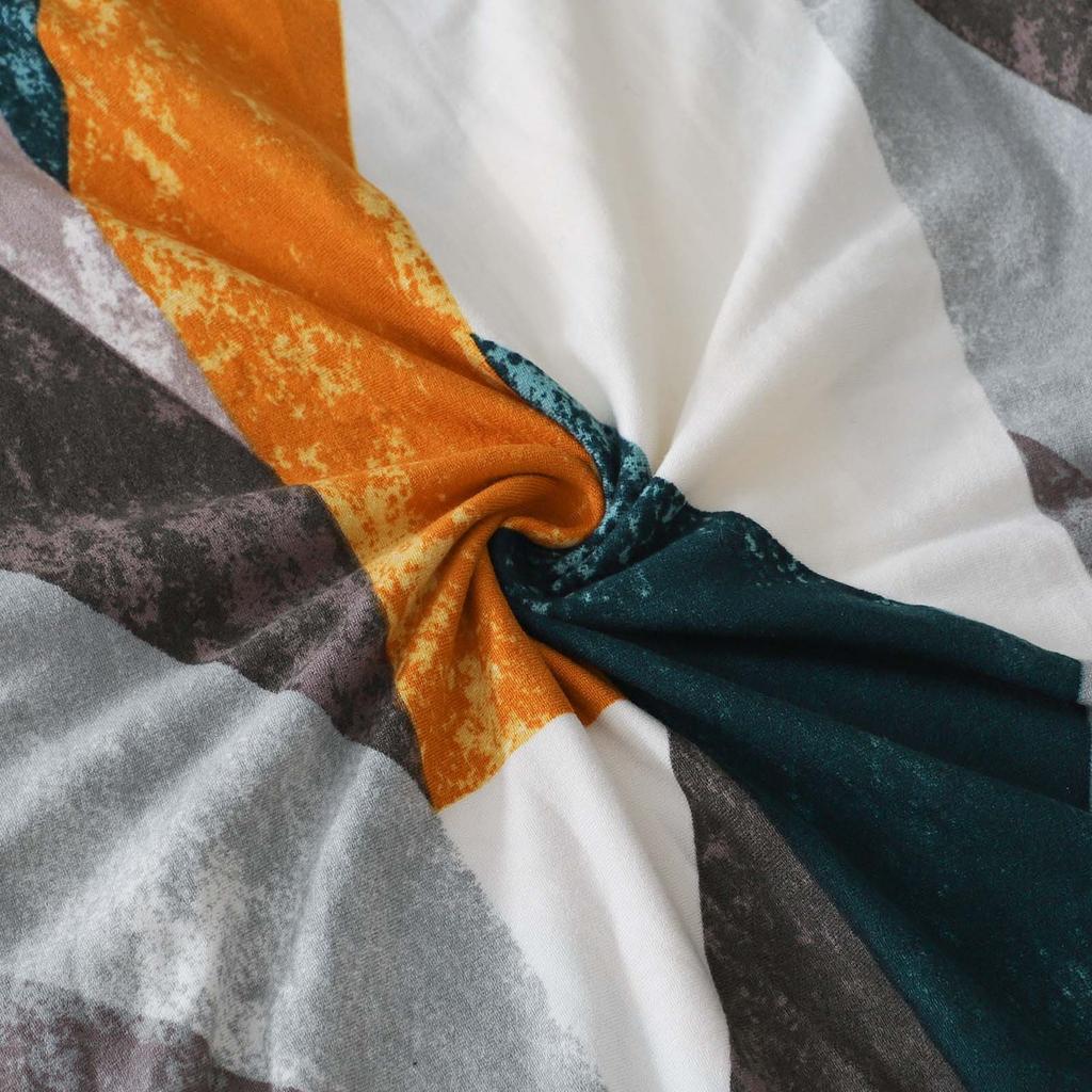 Chair Cover With Bright Geometric Patterns