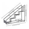 Coffee Syrup Bottle Organizer Tiered Display Rack Long-Lasting