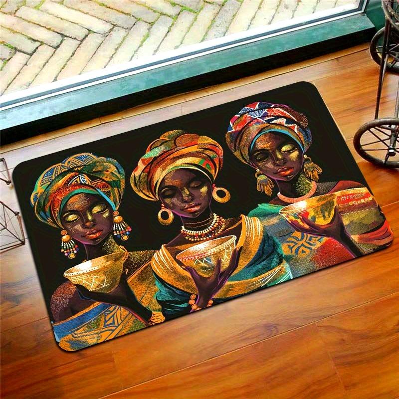 1PC HD Cute Kitten Pattern Door Mats Kitchen Rugs Non-Slip Pop Design Bathroom Rugs Bath Mat Carpet for Home Sink Laundry Decor