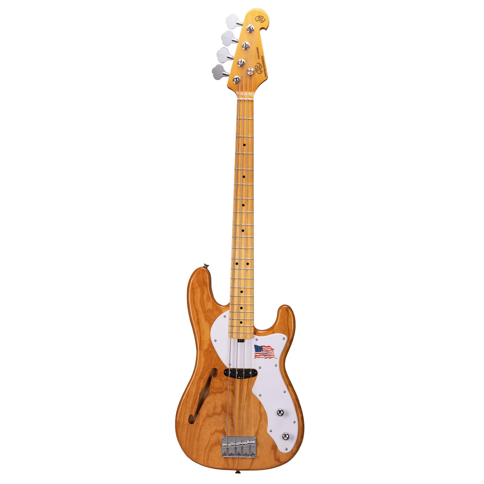 

SX Bass Guitar Thinline Body TL Type Ash Body SBA2PH