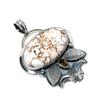 Wild Horse Jasper, Smokey Topaz Gemstone Silver Pendant In 925 Sterling Silver- Handmade Design, Everyday Wear Jewelry, Unique Pendant Easter Gifts