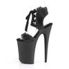 Zapatos Mujer Buckle Fetish Sandals 23cm Thin Heels Pumps Platform Woman Walking Show Artifact Model High-heeled Shoes