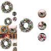 Wall Christmas Hanging Wreath Xmas Party Door Home Trees Garland Decor Ornament