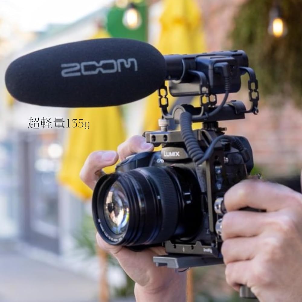 ZOOM M3 32-bit Float On-Camera Recorder with Distortion-Free Shotgun Microphone, Stereo Recording, and Backup Recording, Authentic Japanese Product