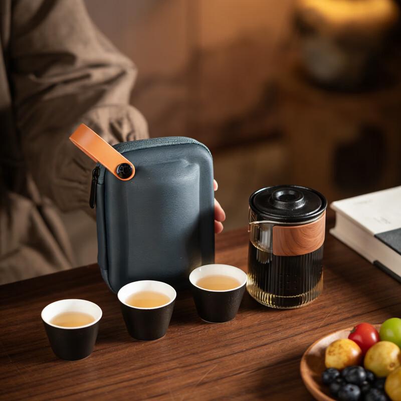 Hongyu Travel 3-Cup Tea Set