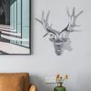 Nordic Retro Deer Head Wall Decor Resin Animal