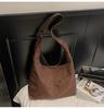 Large Capacity Simple Commuter Tote Bag Women's 2025 Autumn New High-end Casual Trend Shoulder Armpit Bag