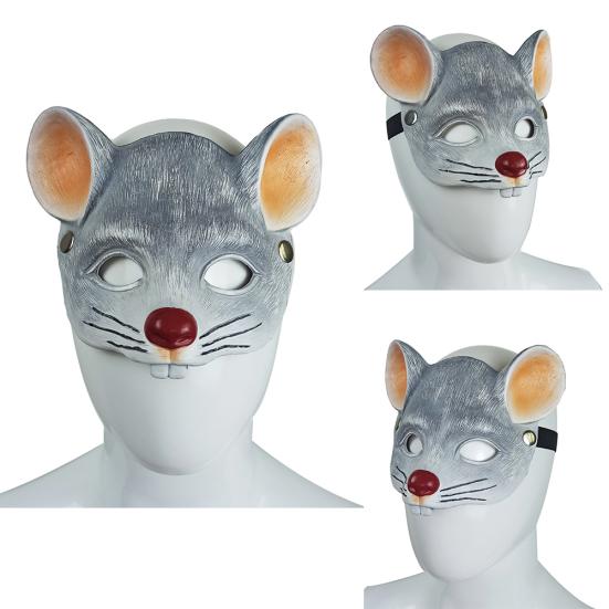 Volwassen Kinderen Muis Half Gezicht Masker Masquerade Halloween Cosplay Carnaval Requisiet