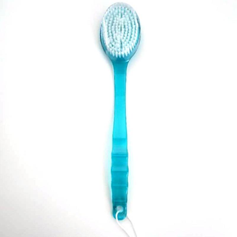1Pc Long Handle Bath Brush Soft Hair Bath Brush Back Ball Brush Bathroom Body Brushes Mud Back Scrubber Shower Massage Brushes