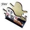 Festive Desktop Storage Ornament Halloween Ghost Wooden Napkin Holder, Cute Paper Towel Decorative Cartoon Tray Stand, Freestanding Tissue Dispenser