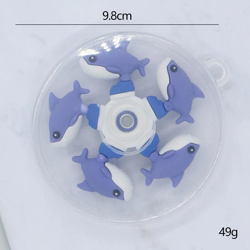 Brainrot Fidget Toys Hand Spinner EDC Sensory Anti-stress Toys Shark Tung Tung Sahur Toy Stress Relief for Adults Birthday Gifts