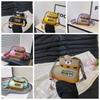 Cute Small Shoes Shape Bag Versatile Waterproof Cartoon Pouch Bear Boots Drawstring Bag  Work